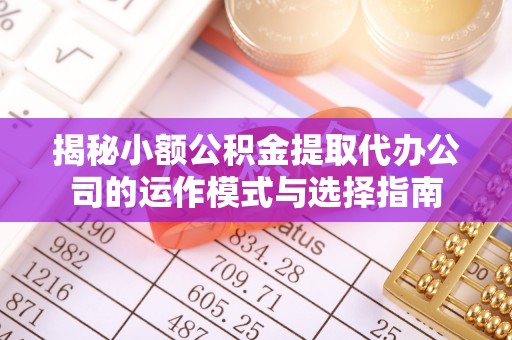 伊春揭秘小额公积金提取代办公司的运作模式与选择指南